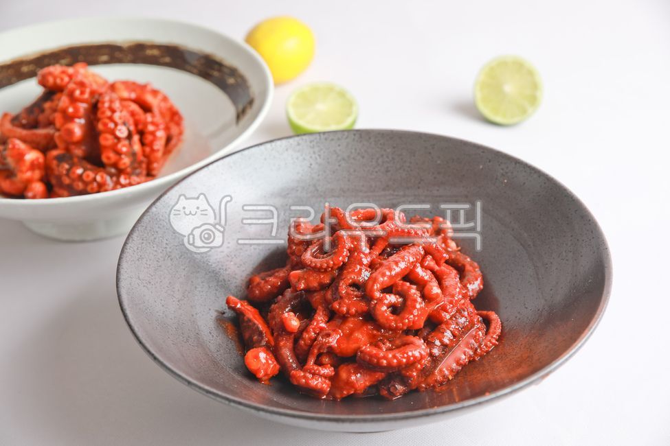 Webfoot octopus,stirfry,Stirfried Octopus,Korean,Octopus,food