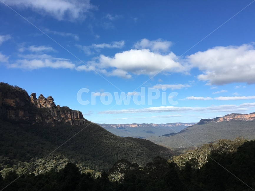 하늘,블루마운틴,풍경,숲,산,australia,bluemountain