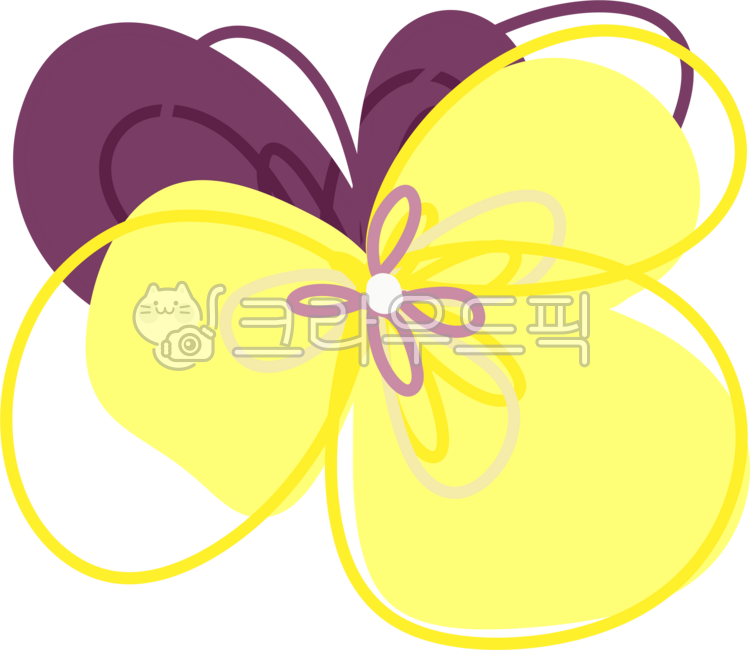 꽃,노란색,옐로,제비꽃,여성스러운,귀여운,아기자기한,심플한,스타일리쉬한