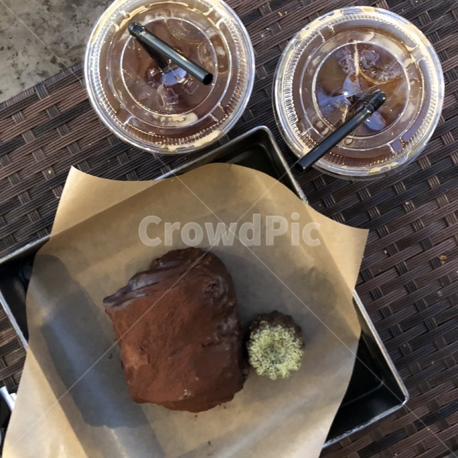 케잌,접시,디져트,까눌레,음식,카페