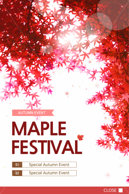 단풍,단풍나무,햇살,가을,팝업,쇼핑,이벤트,가을,계절,fall,autumn,season,축제,행사,festival,carnival,event,그래픽,일러스트레이션,graphic,illustration,leaf,잎,plant,식물,tree,나무,maple