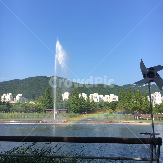 분수,fountain,공원,park,무지개,rainbow