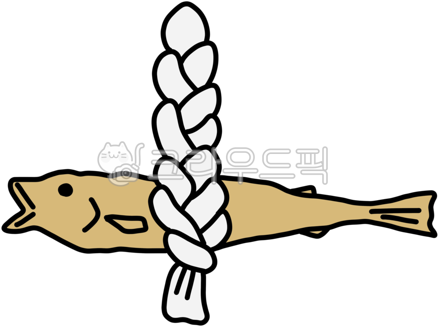 액막이명태,액막이명태그림,액막이명태일러스트,손그림,명태,명태그림,명태일러스트,집들이선물,개업식선물,황태,건어물,생선,생선그림,생선일러스트,새끼줄,한국전통,엮은황태,엮은명태