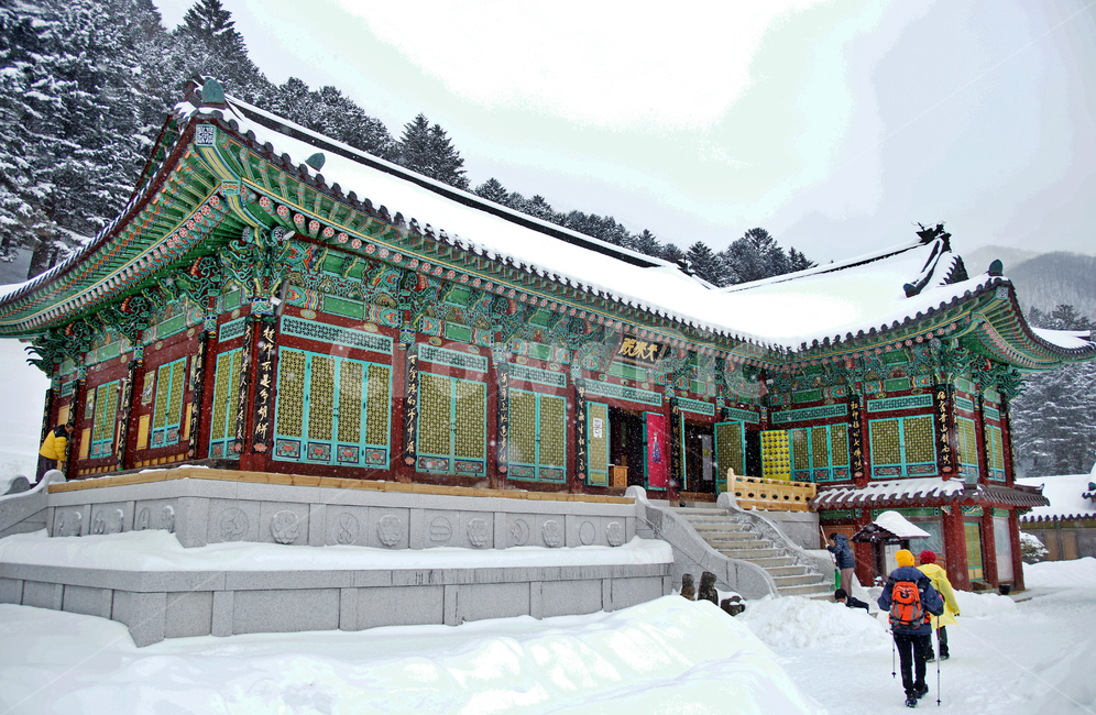 상원사,오대산,강원도,사찰,불교사찰,설경,문수전,중대,겨울,계절,winter,season,한국전통,한국문화,korean traditional,korean culture,종교,신앙,religion,belief,faith