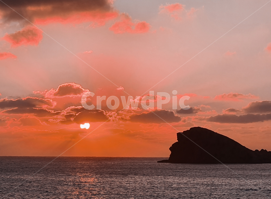 nature,자연,outdoors,land,ocean,대양,water,sea,바다,제주도,차귀도,일몰,섬,island,sunset,landscape,colors,jeju