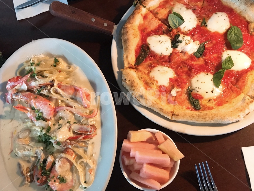 피자,pasta,pizza,크림파스타,양식,음식