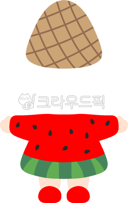 cream,크림,dessert,디저트,food,음식,icecream,아이스크림,여름,캐릭터,사람,아이,수박아이스크림,얼굴합성,합성,몸통합성