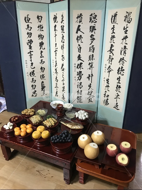 ancestral rite,ancestral rite table,table setting,holiday,ceremonial rite