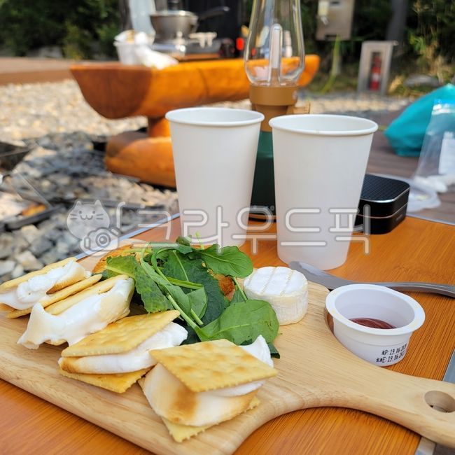 스모어,캠핑음식,캠핑요리,마시멜로,마시멜로우,smore,smore,루꼴라,간식,크래커,핑거푸드,fingerfood
