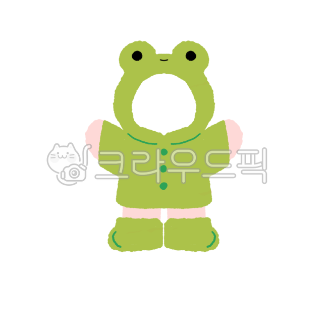 동물합성도안,동물우비,우비일러스트,비옷,동물얼굴합성,어린이집,유치원,비옷캐릭터,개구리우비,개구리,동물