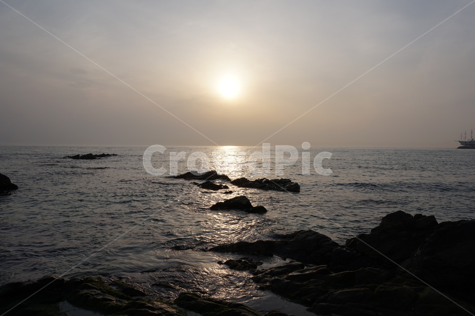 바다,해변,이끼,모래,일출,정동진,자연,풍경,nature,landscape,light,빛,flare,플레어,promontory,곶,sunlight,햇빛