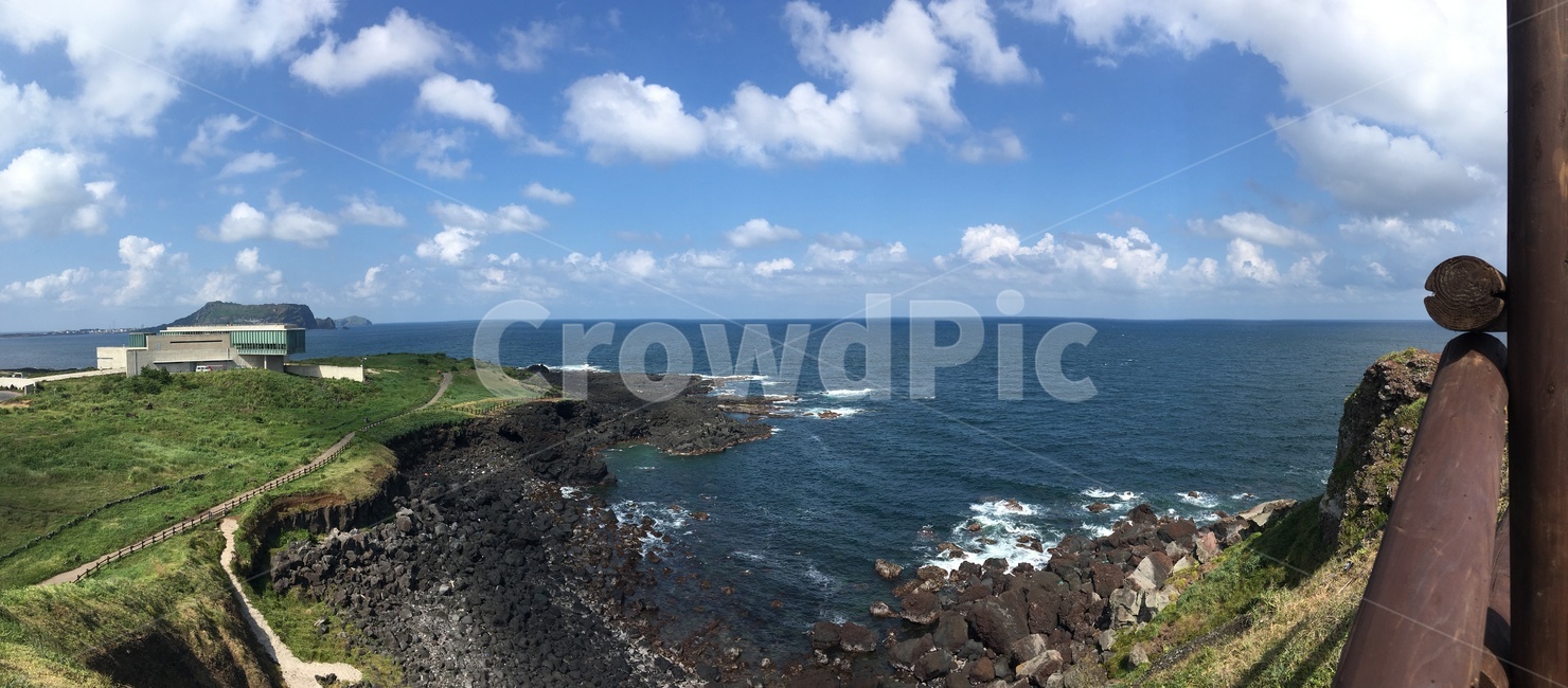 제주도,여름,파노라마,파도,바다,자연,풍경,nature,landscape,제주도,jeju,jeju island,promontory,곶