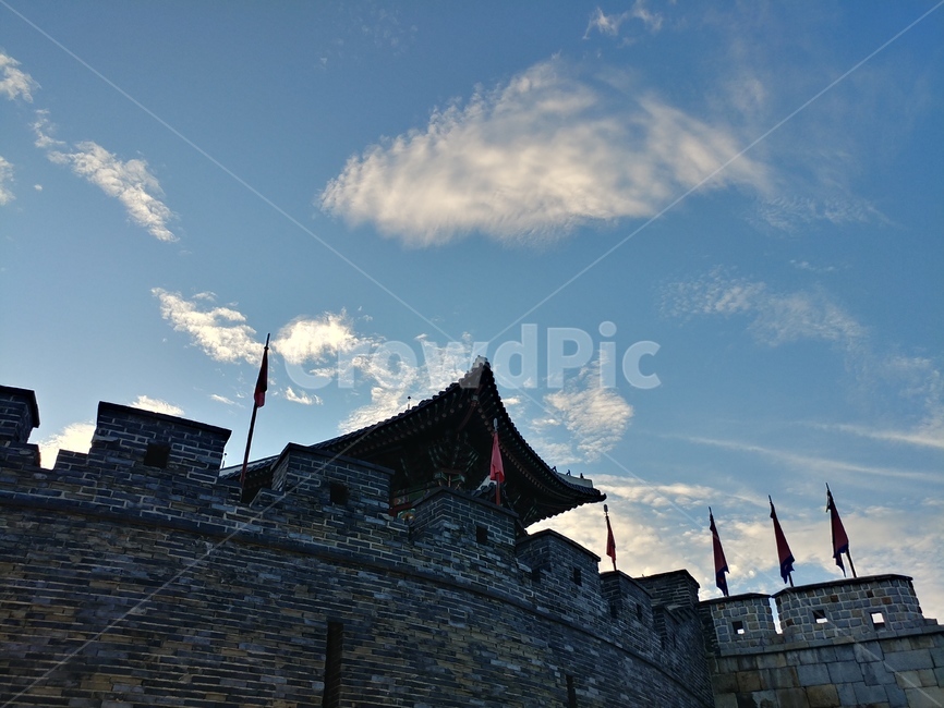 건축물,팔달문,하늘,building,architecture,한국전통,한국문화,korean traditional,korean culture