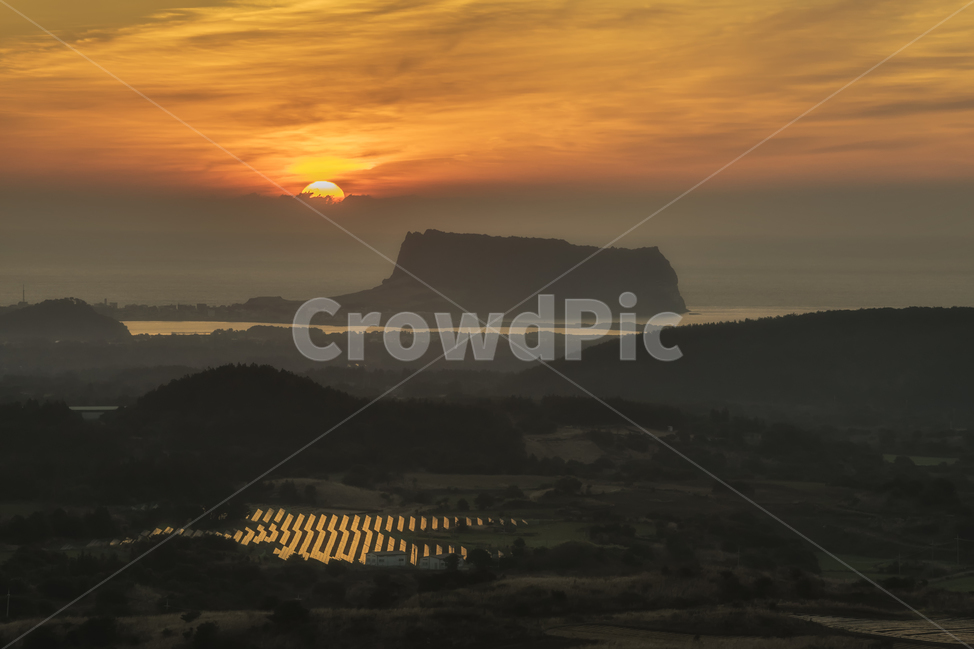제주,용눈이오름,성산일출봉,일출,제주오름
