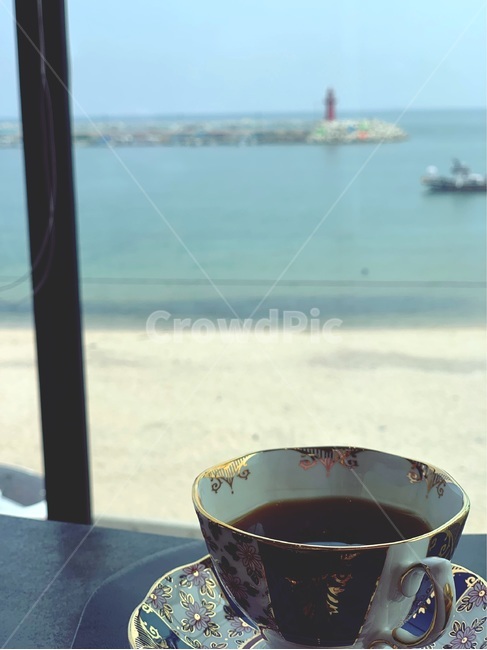 커피,항구,여유,데이트,카페,커피,카페,coffee,cafe