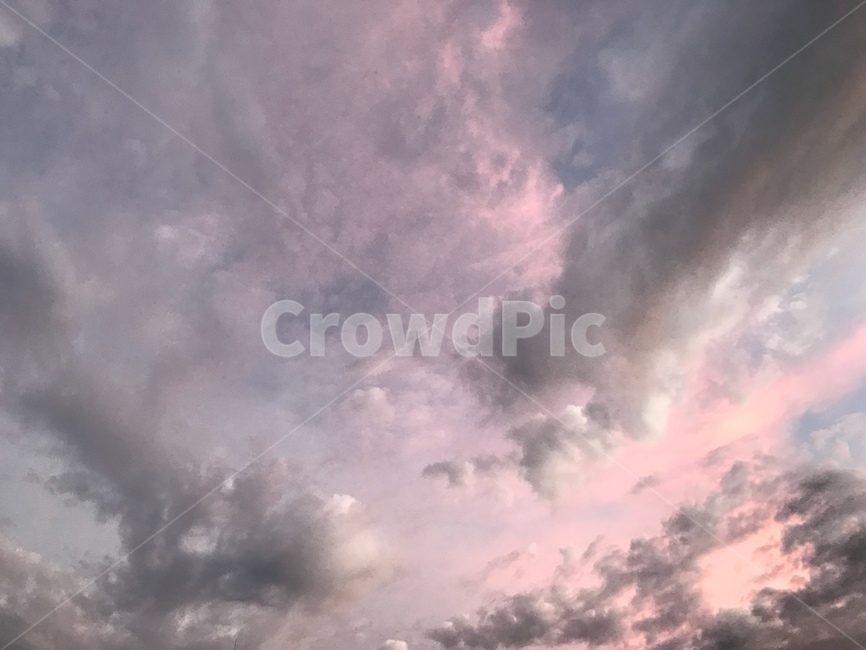 weather,구름,하늘,sky,노을,분홍