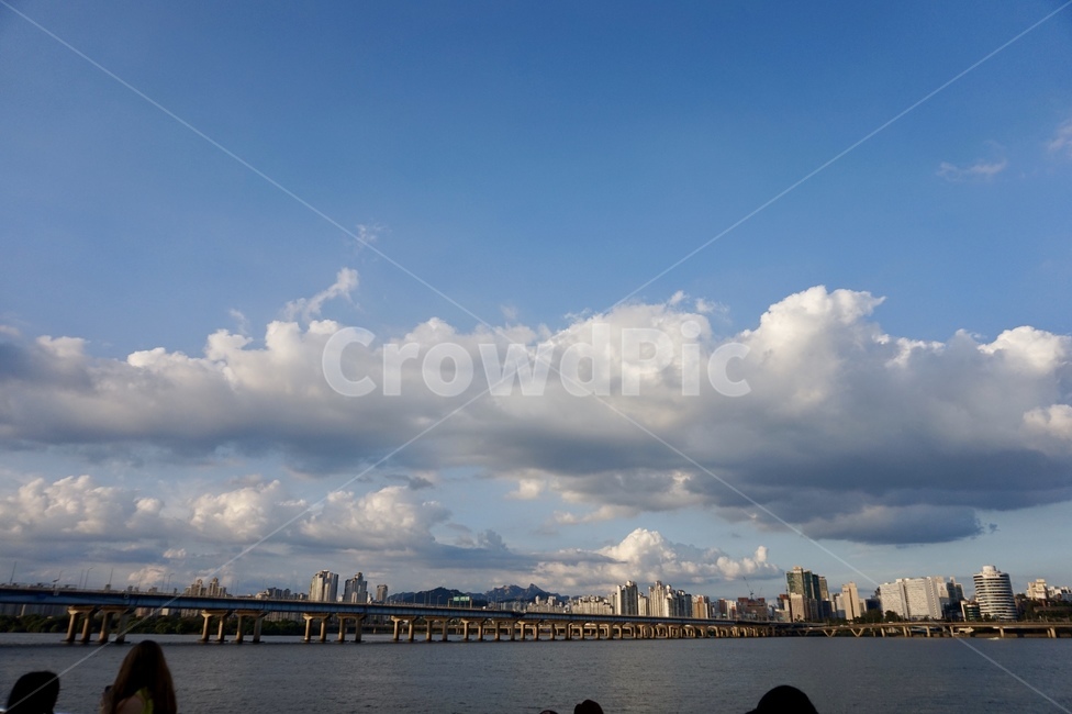 구름,맑음,해,낮,한강,하늘,도시,풍경,city,landscape,한국도시풍경,한국도시경관,korea cityscape
