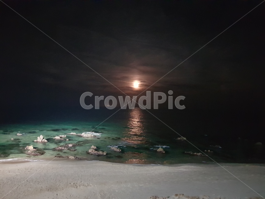 바다,밤바다,달,달빛,night,sea,ocean,moonlight,moon