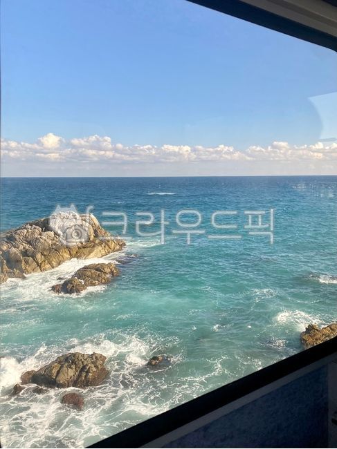 바다뷰,모노레일,오션뷰,경치,통영