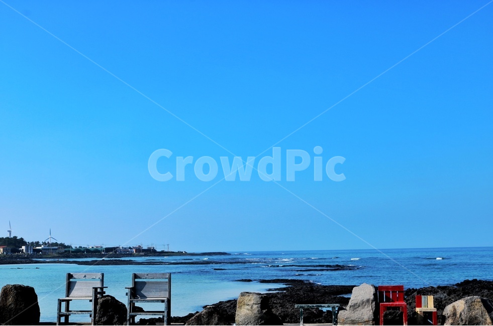제주도,해변,바다,하늘,여름,의자,자연,풍경,nature,landscape