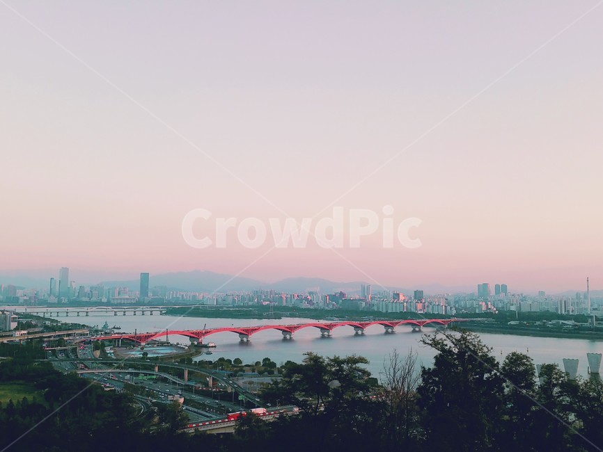 한강,하늘,성산대교,해질녘,노을,도시,풍경,city,landscape,한국도시풍경,한국도시경관,korea cityscape,nature,자연,outdoors,옥외,경치,scenery