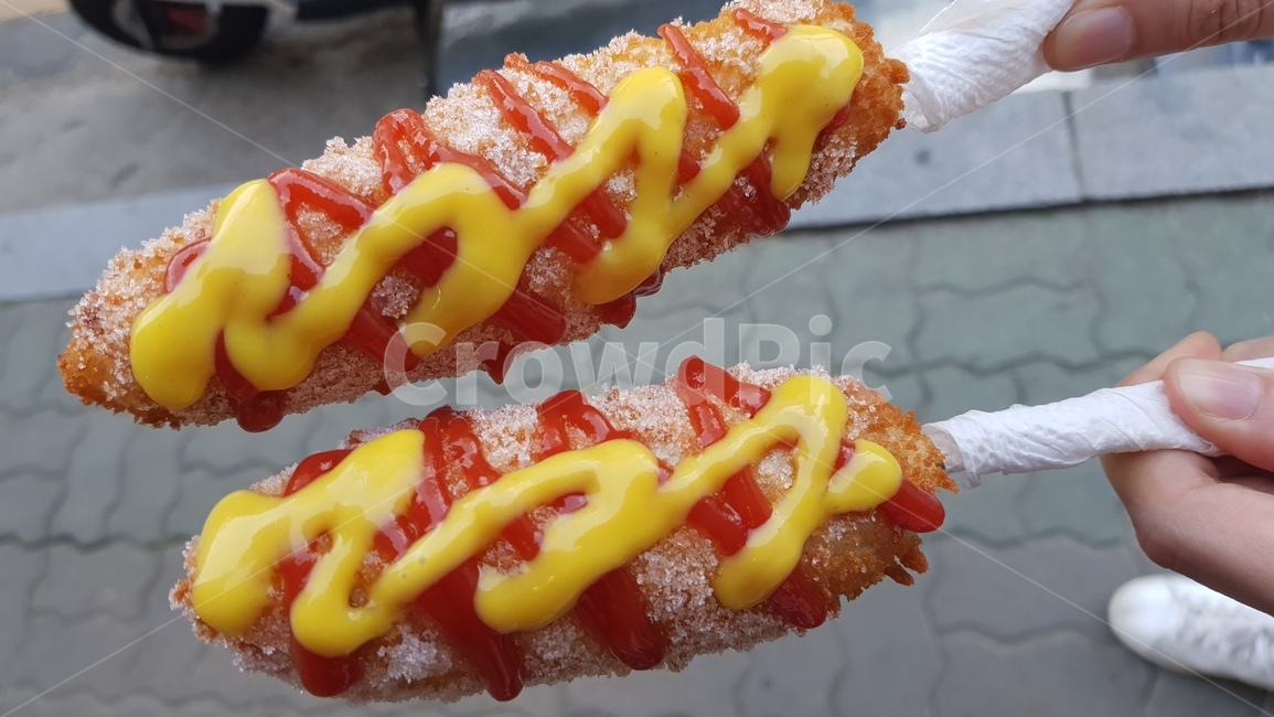 핫도그,간식,길거리음식,맛있는,인기간식