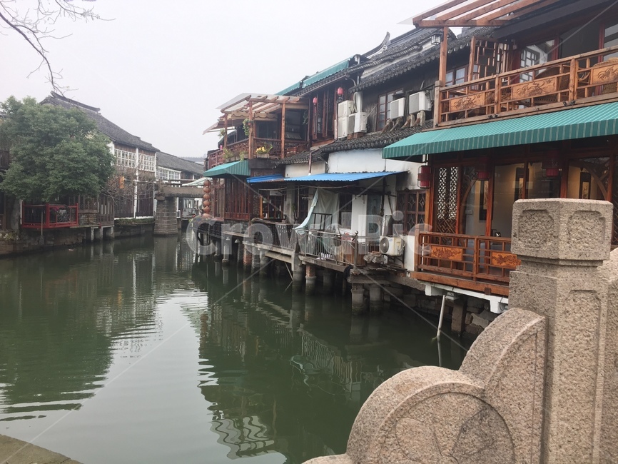 여유,고요함,강과집,다양한집,물위의집,중국,상하이,자연,풍경,nature,landscape,water,물