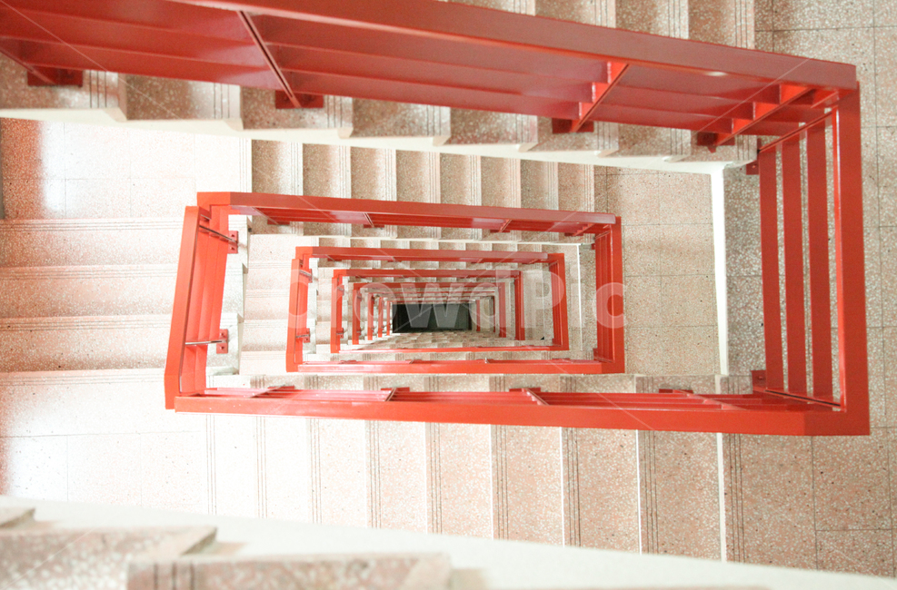 계단,붉은,패턴,그림자,반복,소실점,원근감,건축물,건물외관,exterior,building,structure,architecture,construction