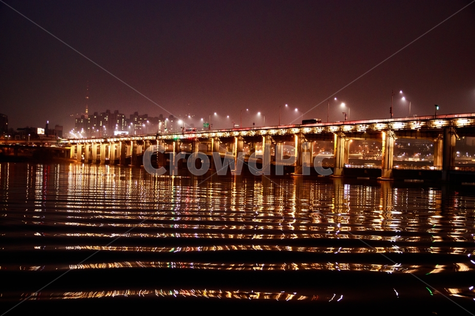 잠수교,야경,풍경,낭만,멋,밤강,물결,야경,밤,풍경,nightscape,night,landscape,도시,city,한국도시풍경,한국도시경관,korea cityscape,water,물,waterfront,워터 프론트,dock,독,pier,교각,port,포트