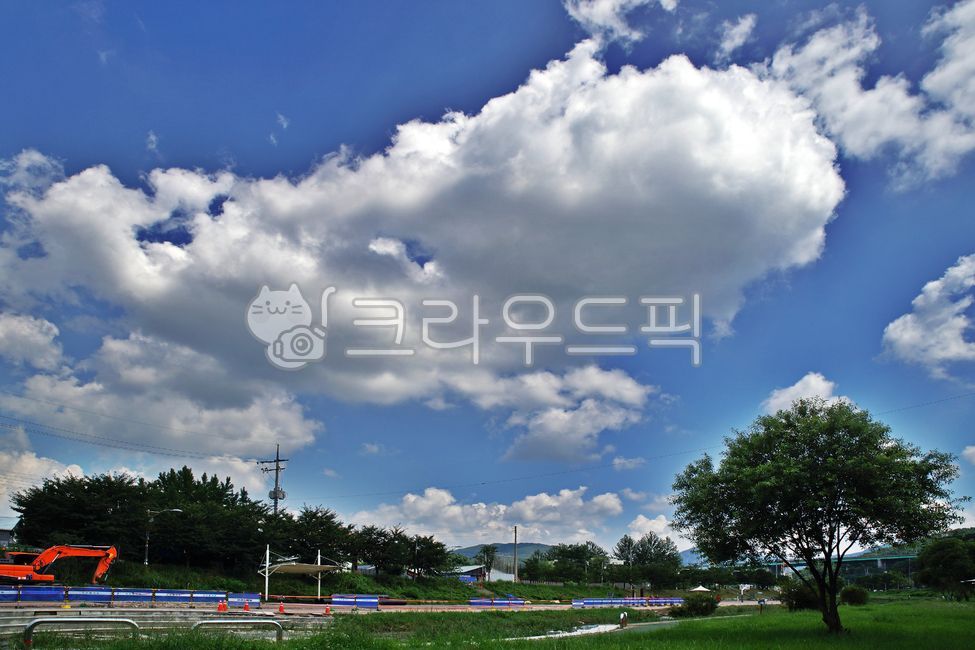 cloud,blue sky,nature,Uiwang city,sight,season,Crane Stream