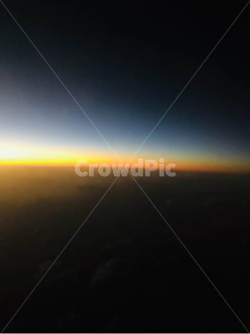비행기,야경,밤비행,풍경,무지개,자연,풍경,nature,landscape,outdoors,옥외,sky,하늘
