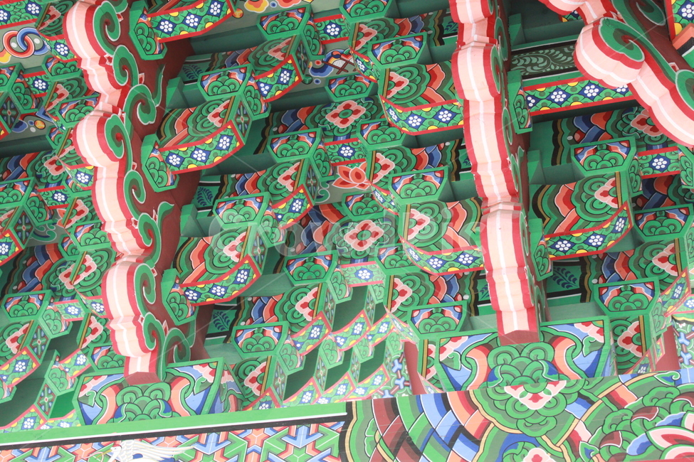 불교,사찰,처마,오방색,한옥,temple
