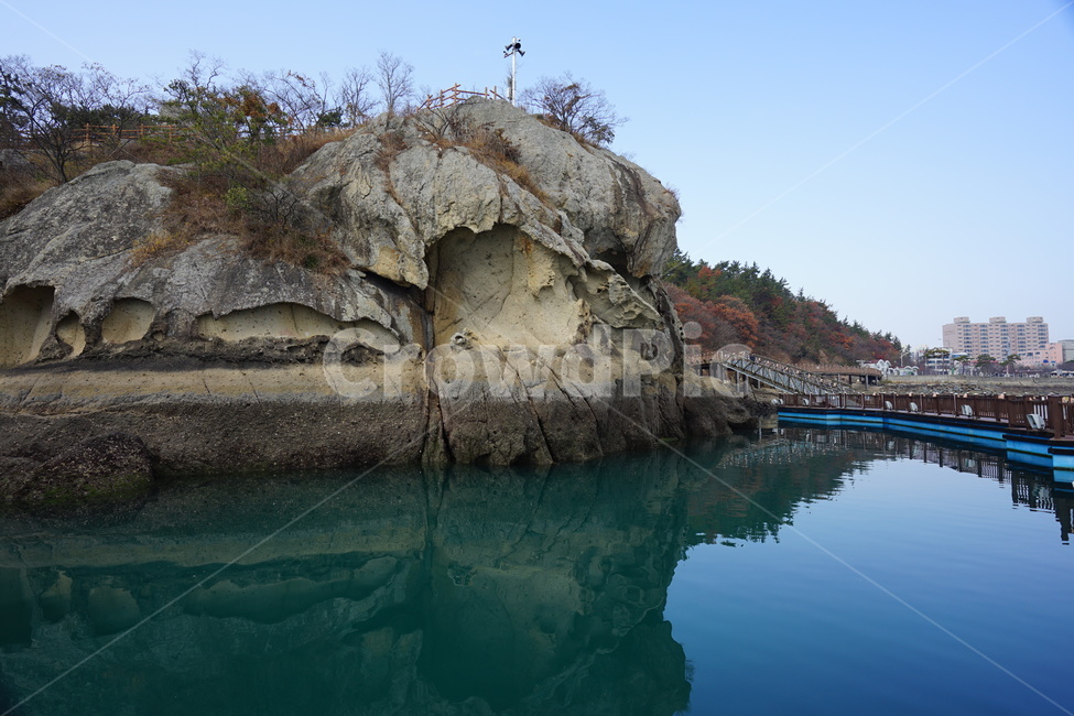 바다,갓바위,다리,자연,옥외,nature