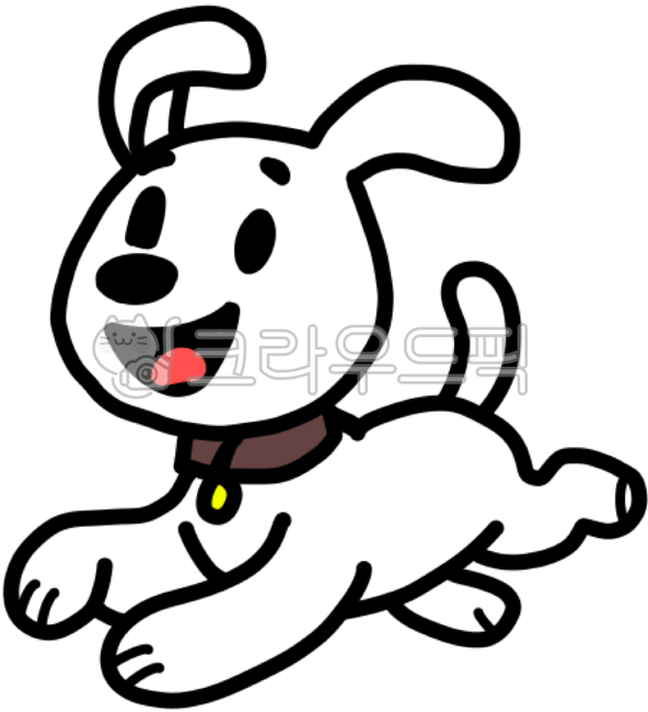 강아지,강아지캐릭터,흰둥이,흰강아지,강아지일러스트