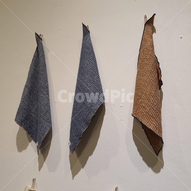 손수건,천,인테리어,벽,흰벽