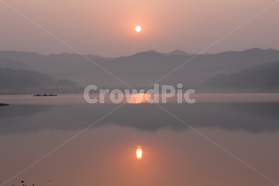 일출,하늘,새벽,풍경,태양,해,호수,대청댐,자연,물,자연풍경,nature,sky,햇빛,sunlight