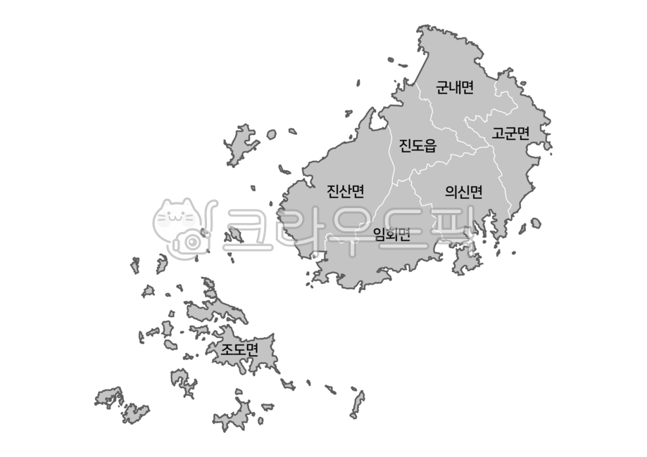 진도군행정지도,진도군지도,진도군,진도,전남진도군행정지도,한국지도,행정지도