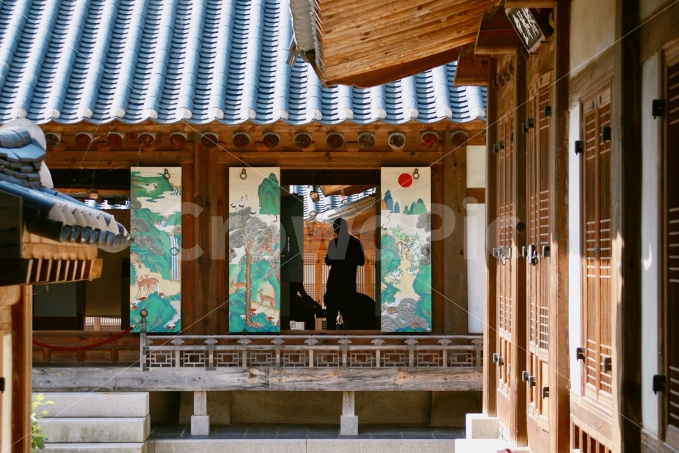 palace,shadow,Character,construct,people,building,korea,Gyeongbokgung,Hanok,person,sight,tile,tradition,landscape