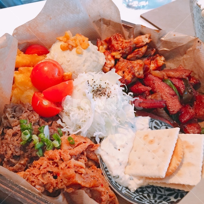 먹방,양식,디너,고기,하와이안음식,음식,외식