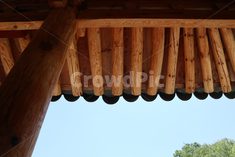 wood,나무,기와,하늘,자연풍경