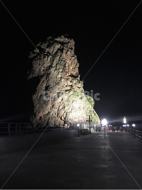 바위,울릉도,이끼,건물,빛,자연,풍경,nature,landscape,야경,밤,nightscape,night