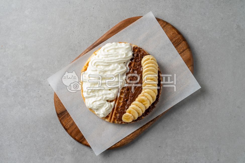 banana,waffle,snack,banana waffle,Banana Nutella Waffle,food