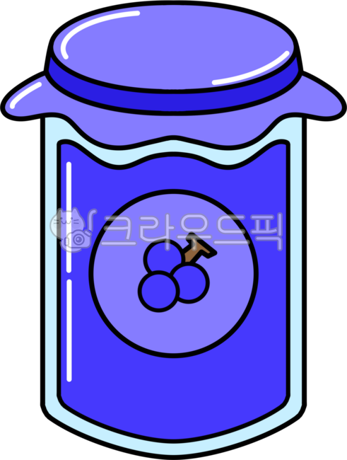 잼,잼일러스트,잼그림,포도잼,과일잼,병잼