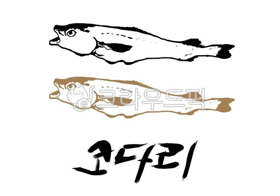 freshfish,pollack,line,dried fish,fish,illustration,dynamic,nose bridge,graphic