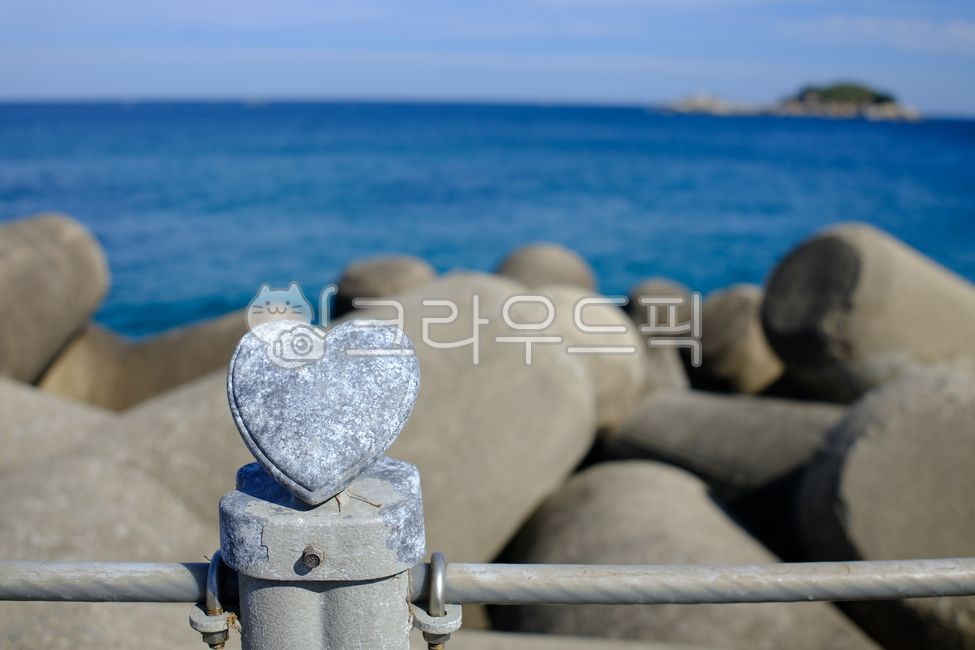 봉포해변,방파제,하트조형물,sea,바다