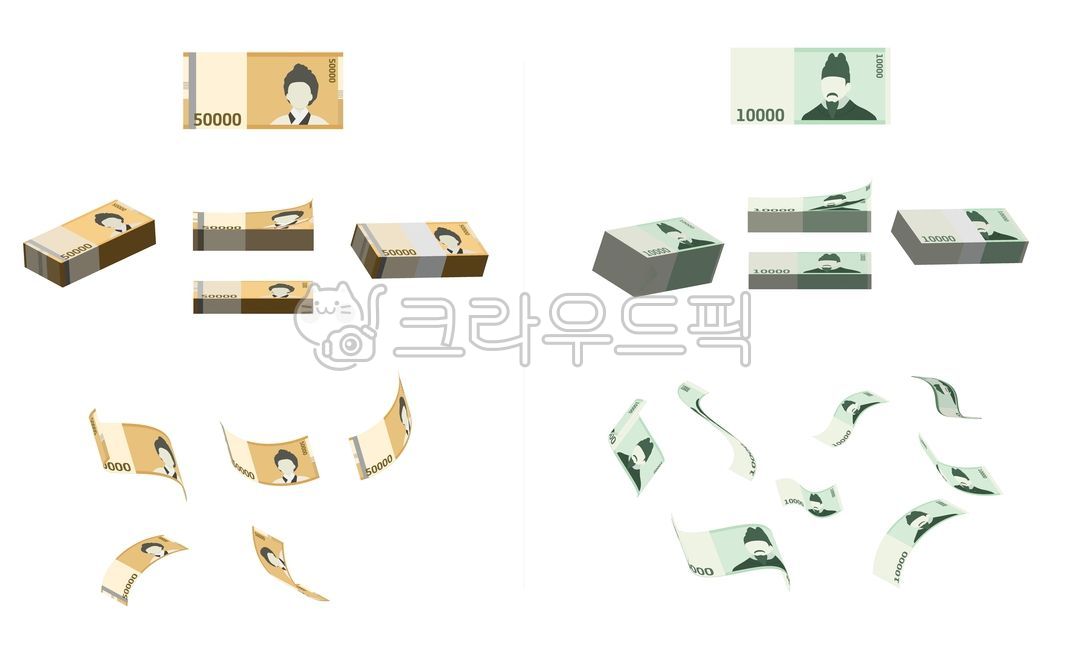 Korean banknotes,Korean money,50,000 won bill,10,000 won bill,wad of money,bank,money,account,transaction,credit,investment,profit,profit and loss,wad of money,banknote,Bank of Korea,money,50,000 won,10,000 won,allowance,New Year's