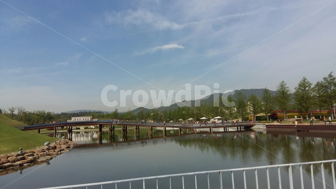 자연,물,하늘,구름,나무,난간,경치,풍경,nature,water,sky,cloud,tree,railing,landscape,scenery