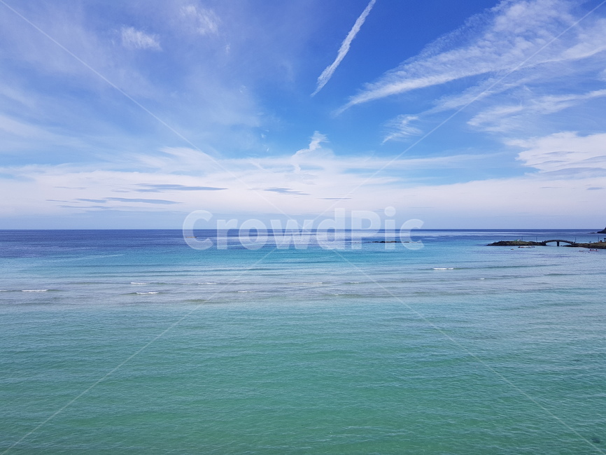 바다,제주,해변,풍경,함덕,하늘