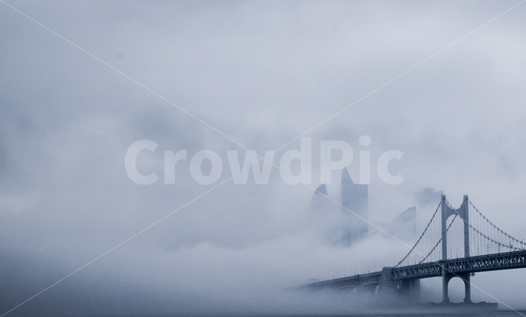 광안리,광안대교,마린시티,해무,부산해무,해무사진,풍경사진,도시,풍경,city,landscape,흑백,모노톤,monochrome,black and white,nature,자연