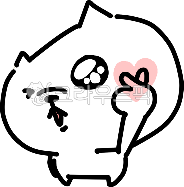 Emoticon,cute,cat,character,crazy,illustration,drawing,heart,love